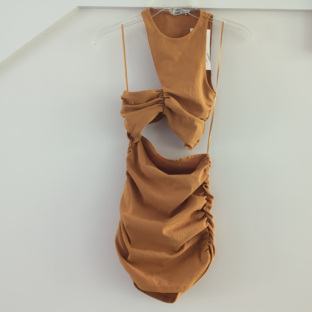 Zara Cutout Bodycon Mini Dress - Picture 11 of 13